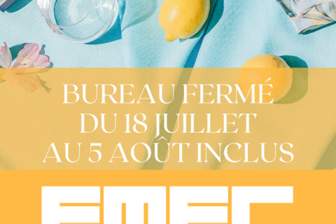 EMEC vous souhaite de bonnes vacances et vous donne rendez-vous dès le 8 août
