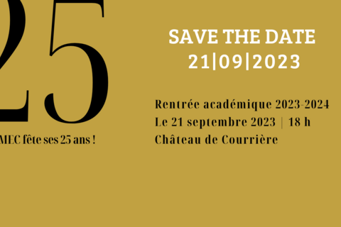 RENTRÉE ACADÉMIQUE 2023-2024 - 25 ANS EMEC
